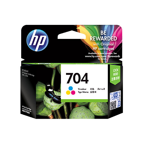 HP 704 Tri-color Ink Cartridge (CN693AA)