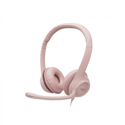 Logitech H390 USB COMPUTER HEADSET - ROSE